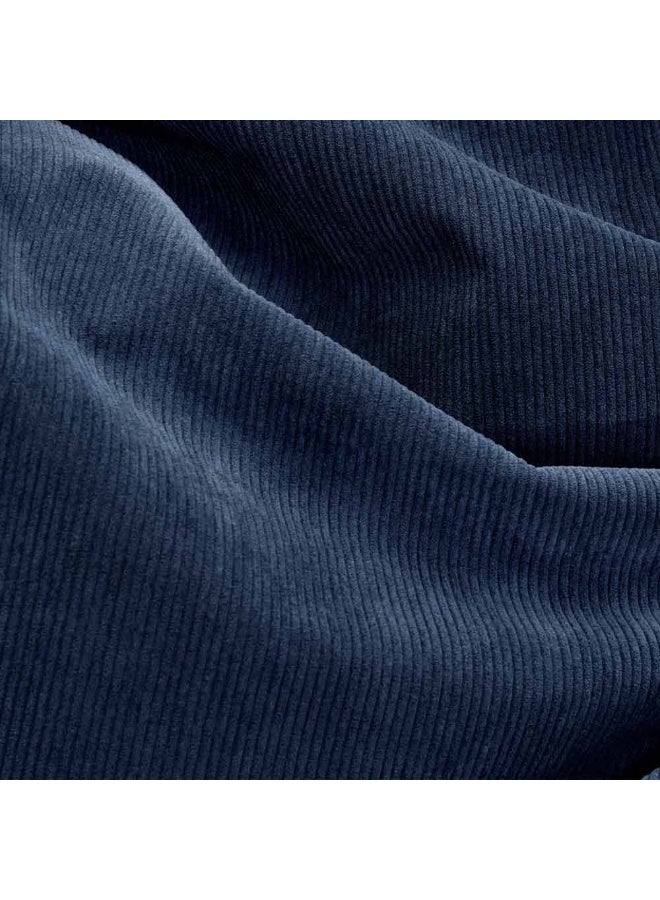 Fatboy Original Slim Recycled Cord Bean Bag | Super soft | Sustainable & eco friendly | Indoor use | 100% recycled PET | Recycled EPS | luxury and sustainability | 155 x 120 cm - Deep Blue - Image 4